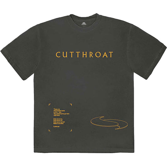 Cutthroat Symbols (Back Print) Slim Fit T-shirt