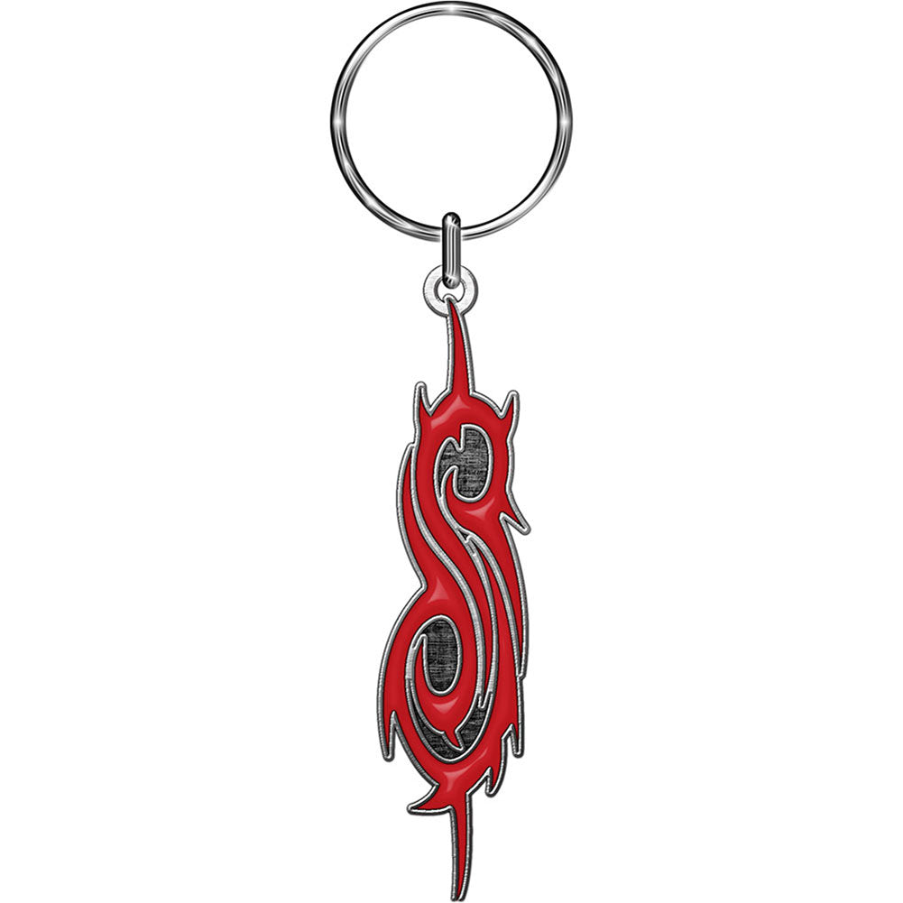 Tribal S (Die-cast Relief) Metal Key Chain