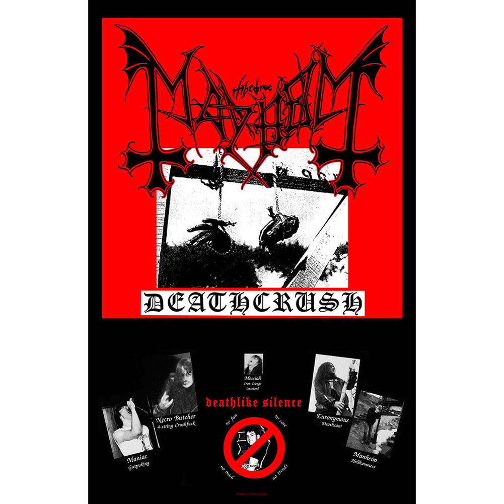 Deathcrush Poster Flag
