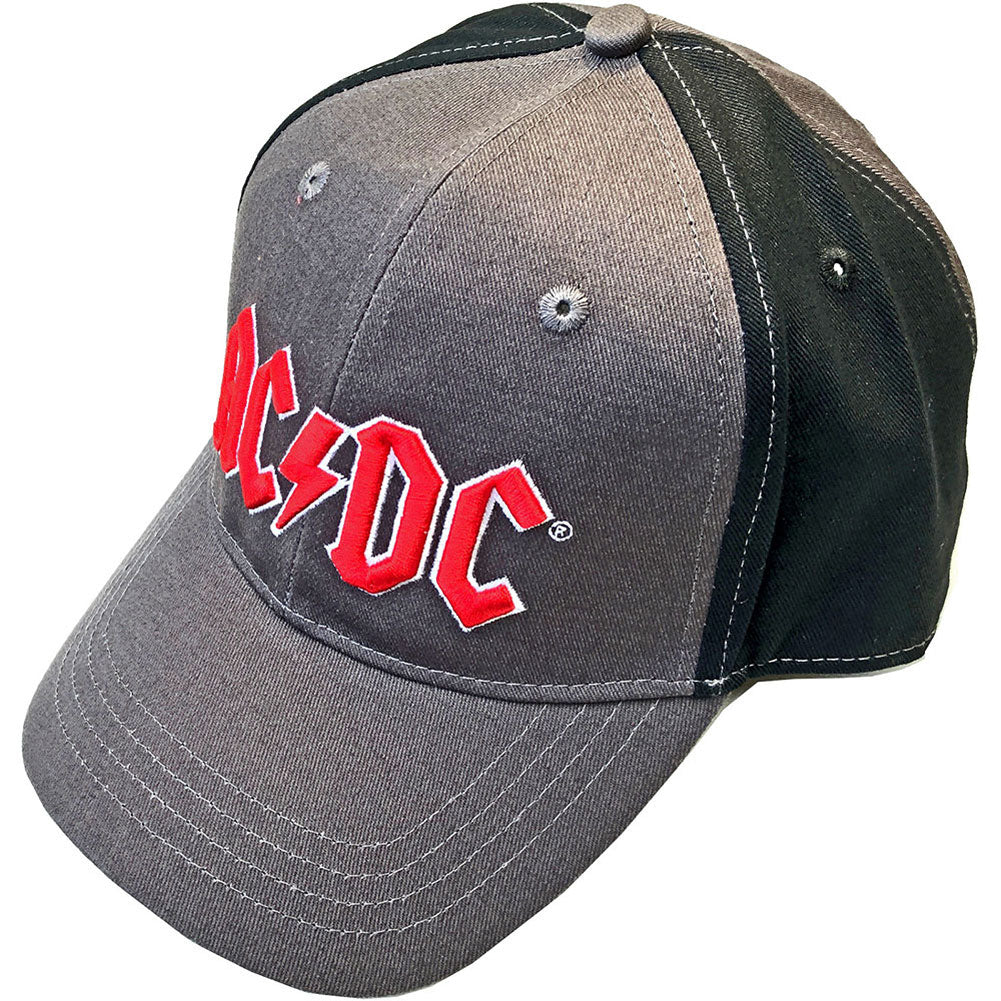 AC/DC Red Logo (2 Tone) Baseball Cap 427949 | Rockabilia Merch Store