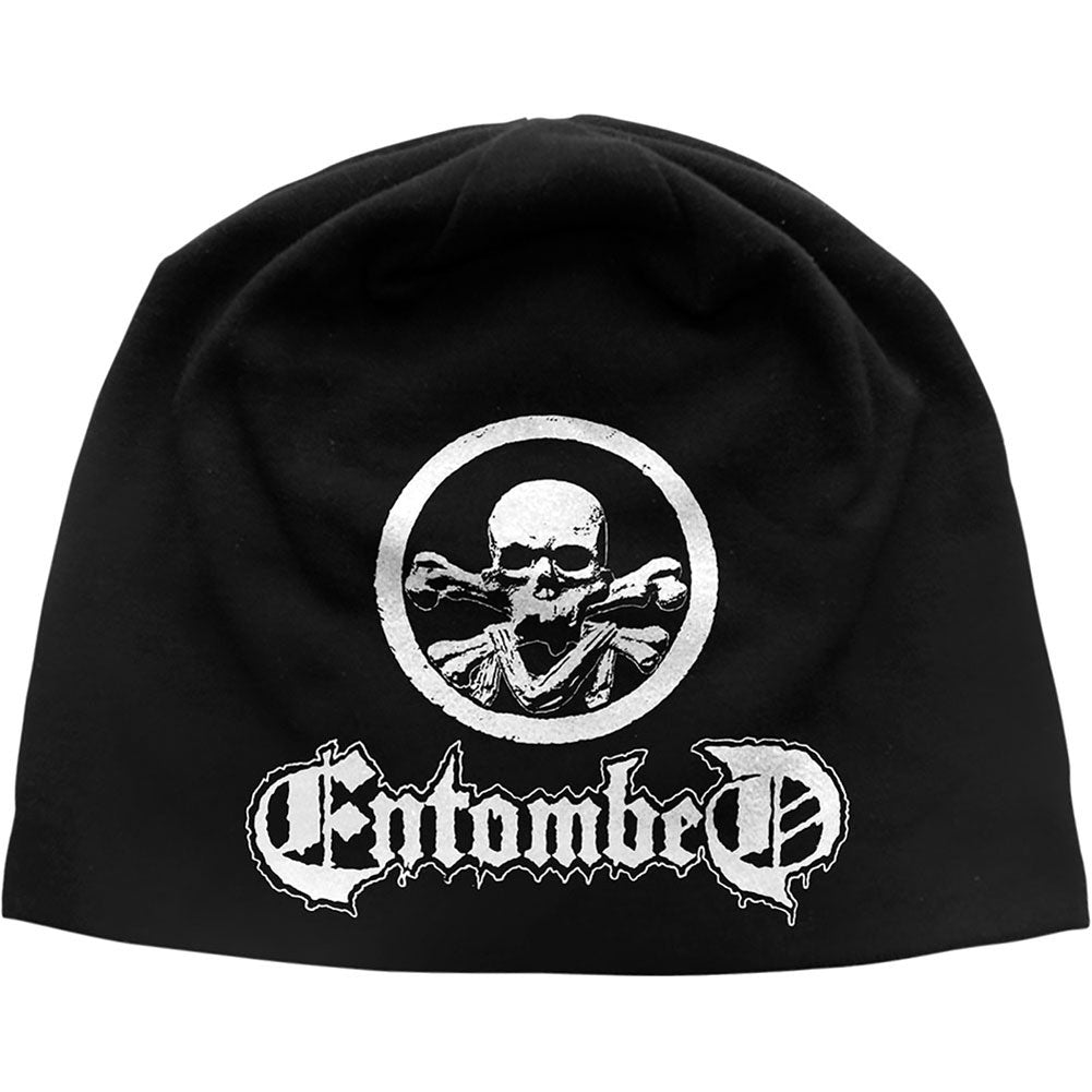 Skull Logo Jersey Beanie Beanie