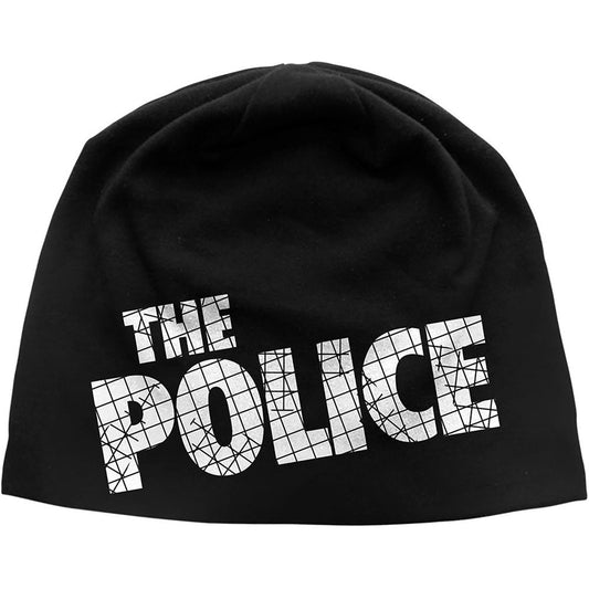 Police Logo Jersey Beanie Beanie