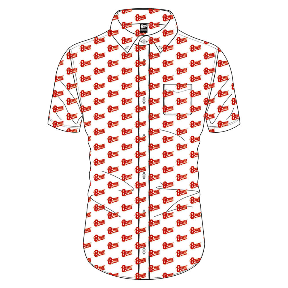 Logo Pattern (All Over Print) Dress Shirt