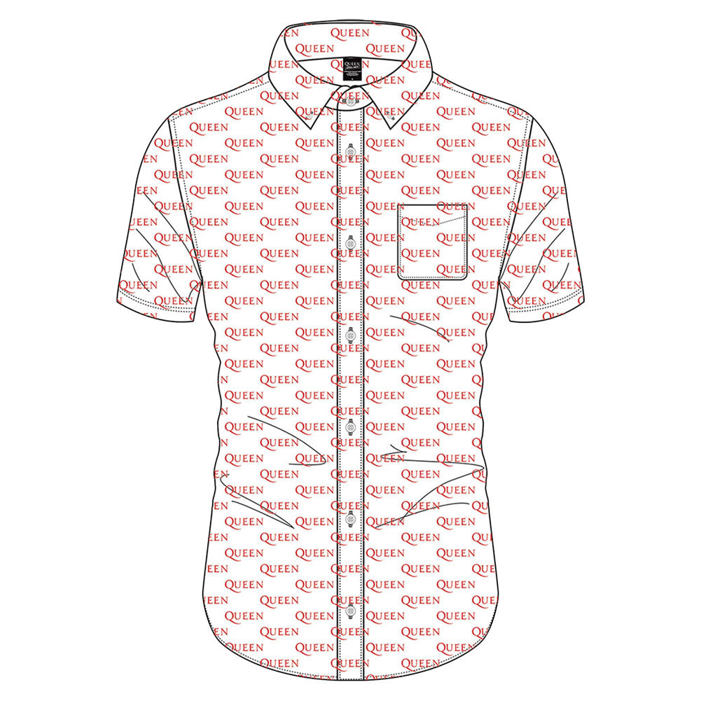 Logo Pattern (All Over Print) Dress Shirt