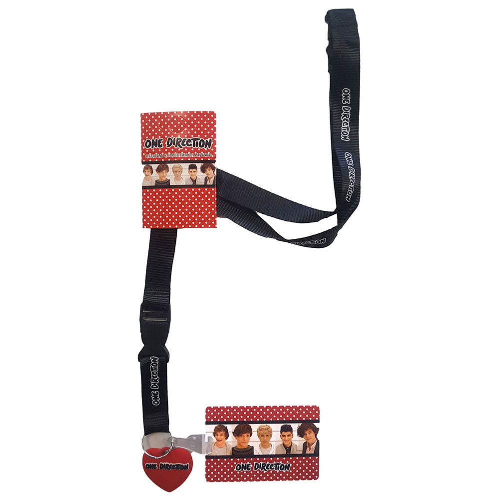 One Direction Heart & Head Shots Lanyard