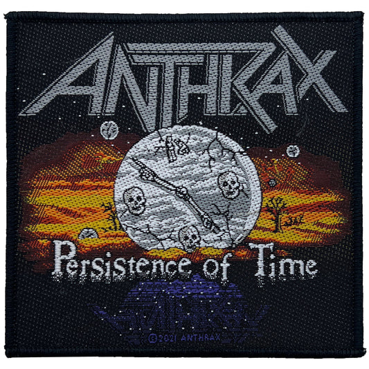 Anthrax Persistence Of Time Woven Patch