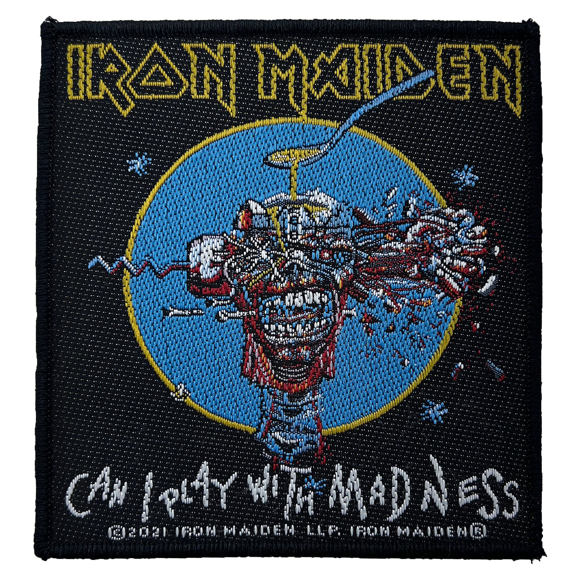 Iron Maiden Can I Play With Madness Woven Patch