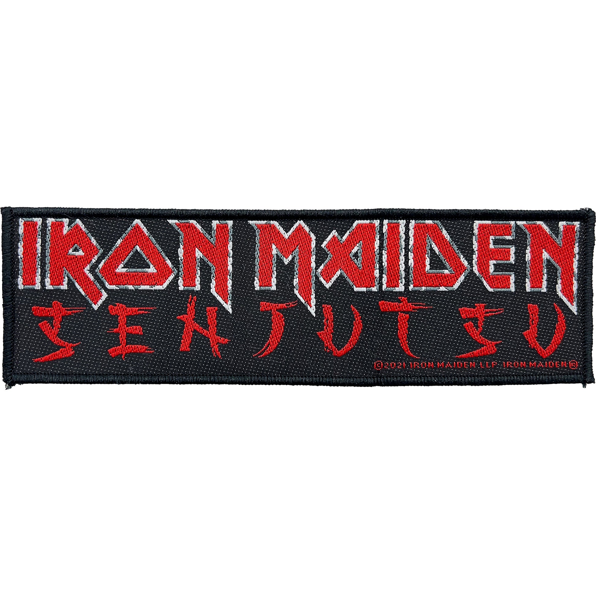 Iron Maiden Senjutsu Logo Woven Patch