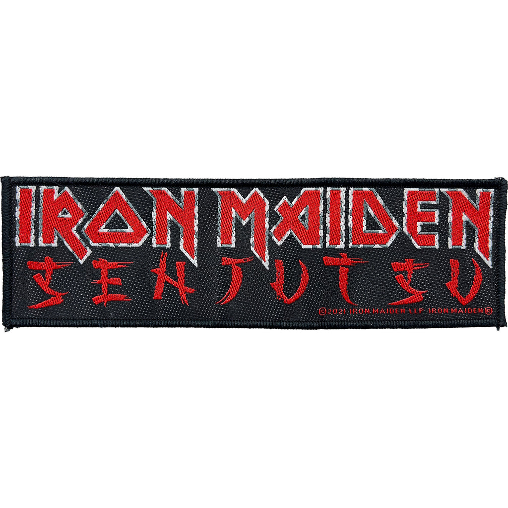 Iron Maiden Senjutsu Logo Woven Patch 428290 | Rockabilia Merch Store