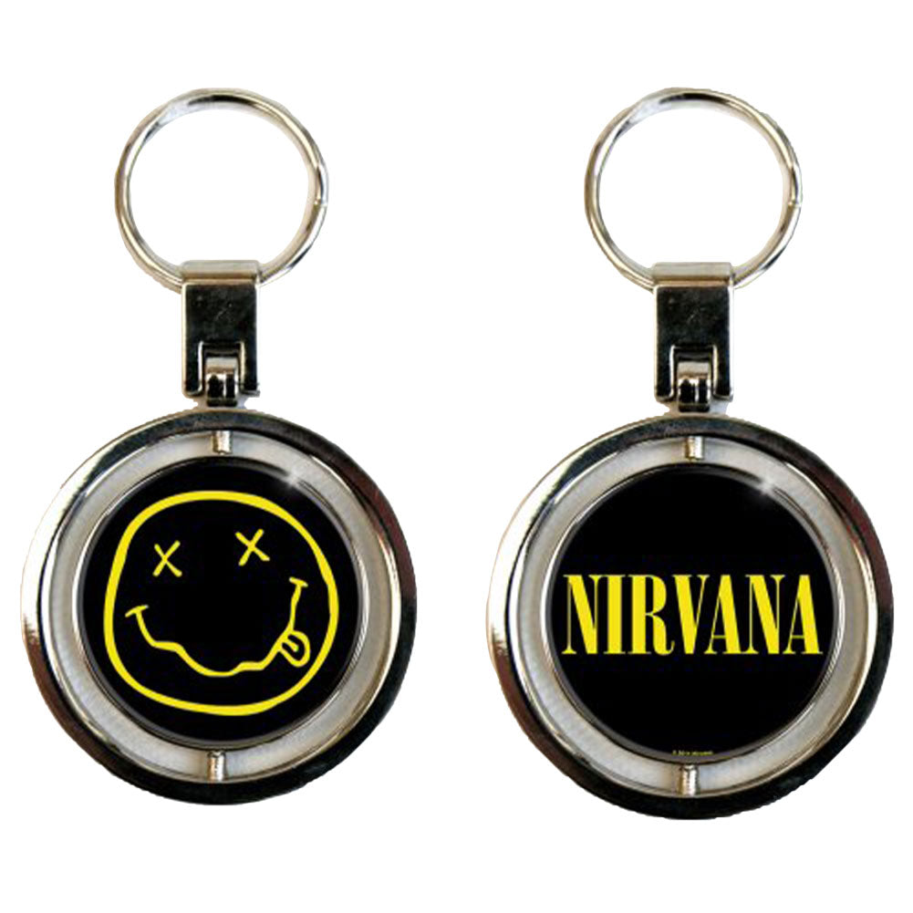 Nirvana Smiley Logo (Spinner) Spinner Key Chain