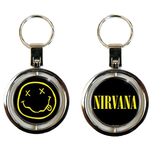 Nirvana Smiley Logo (Spinner) Spinner Key Chain