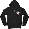 Skull Zip Hoodie Zippered Hooded Sweatshirt