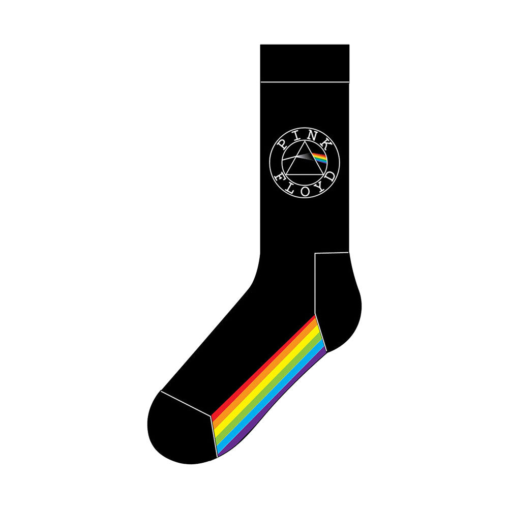 Pink Floyd Spectrum Sole (US Men's Shoe Size 8 - 12) Socks