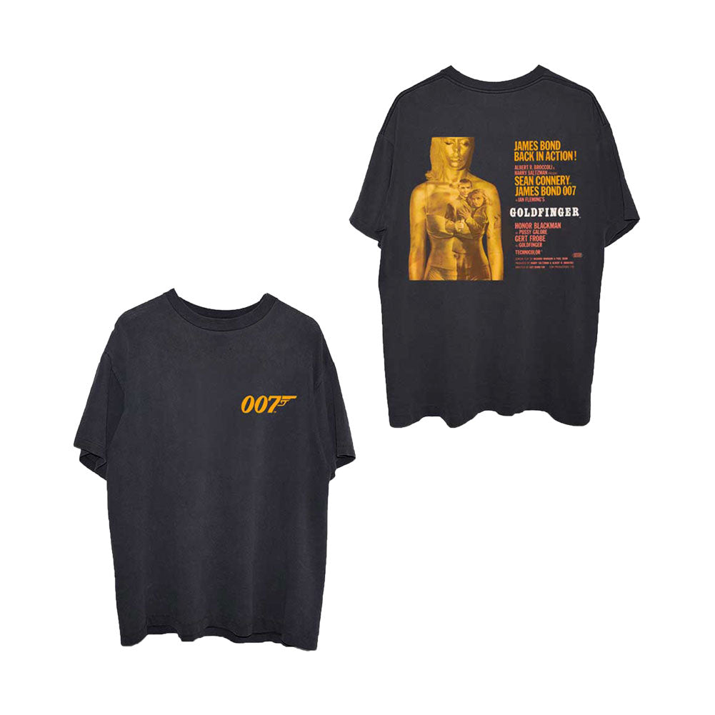 Goldfinger Movie Poster (Back Print) Slim Fit T-shirt
