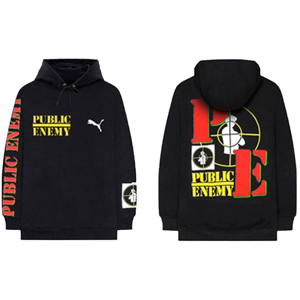 Public Enemy Target (Back Print) Hooded Sweatshirt