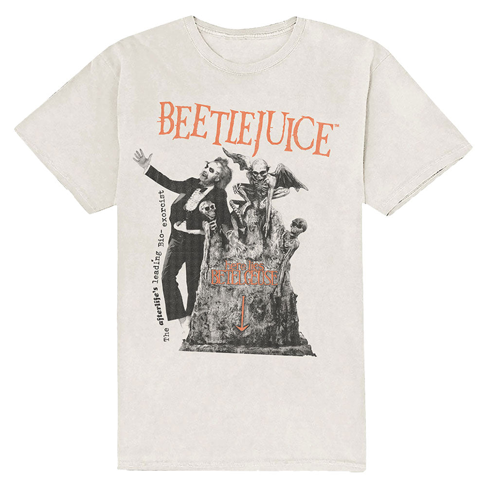 Beetlejuice Here Lies Beetlejuice Slim Fit T-shirt