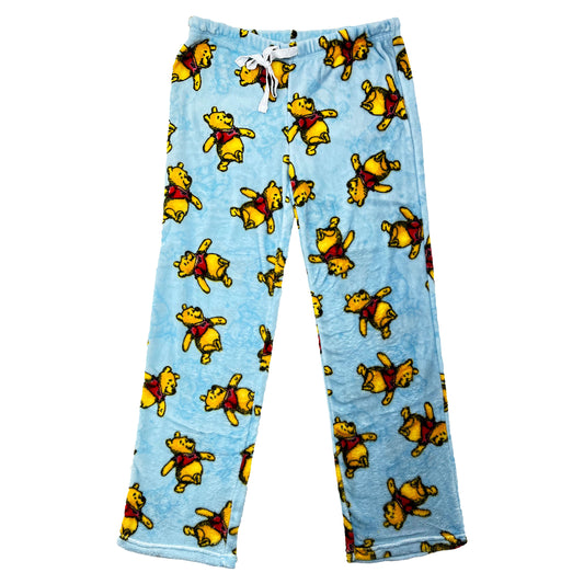 Pooh Sketch Toss Juniors Plush Pant Lounge Pants
