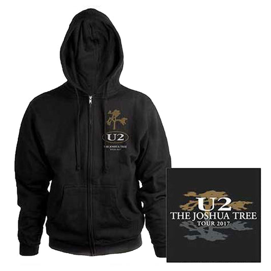 U2 Joshua Tree 2017 (X-Large) Zippered Hooded Sweatshirt