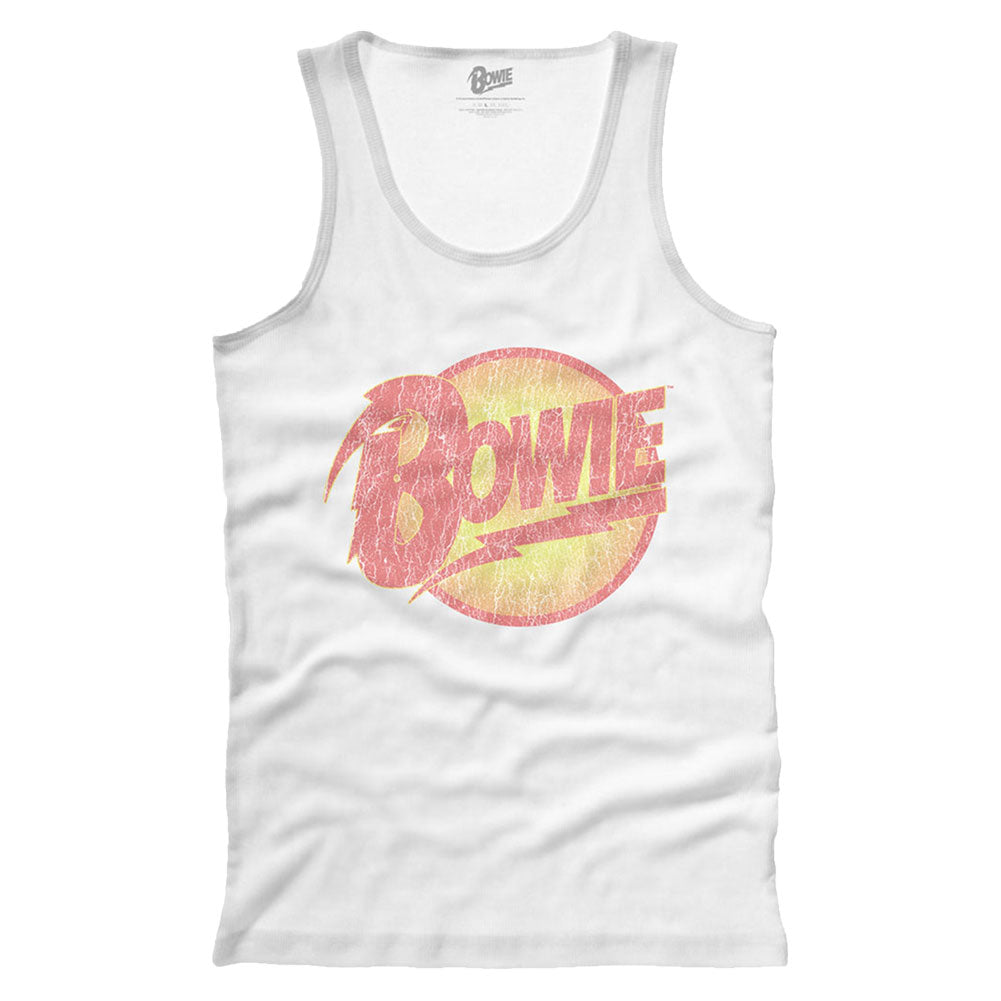 David Bowie Vintage Diamond Dogs Logo Mens Tank