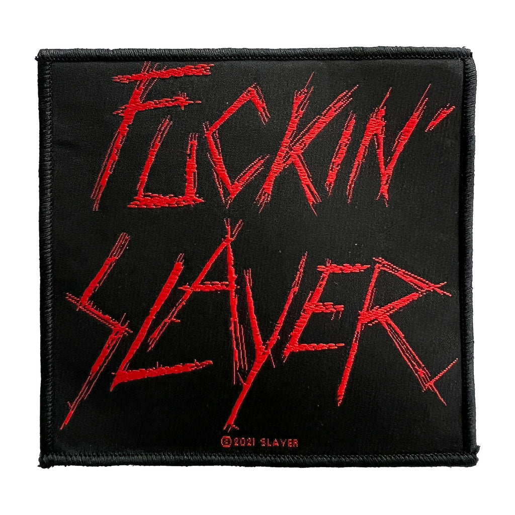Slayer Fuckin' Slayer Woven Patch