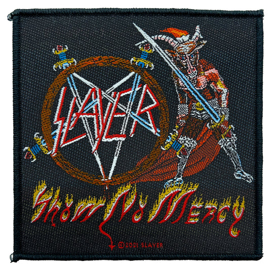 Slayer Show No Mercy Woven Patch