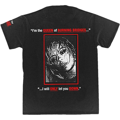 Queen of Sabotage (Back Print) Slim Fit T-shirt