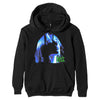 Neon Shadow Blue Hooded Sweatshirt
