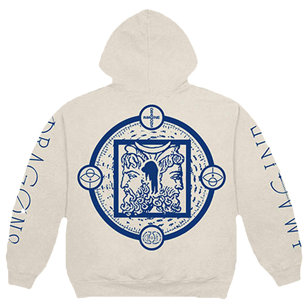 Imagine Dragons Symbols (Back & Sleeve Print) Hooded Sweatshirt