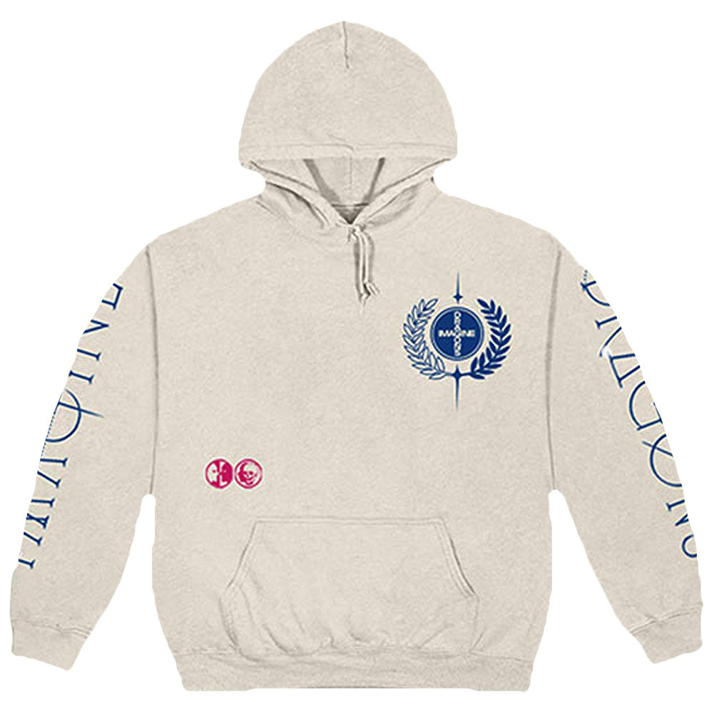 Imagine Dragons Symbols (Back & Sleeve Print) Hooded Sweatshirt