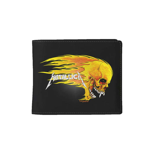 Metallica Pushead Flame Wallet Bi-Fold Wallet