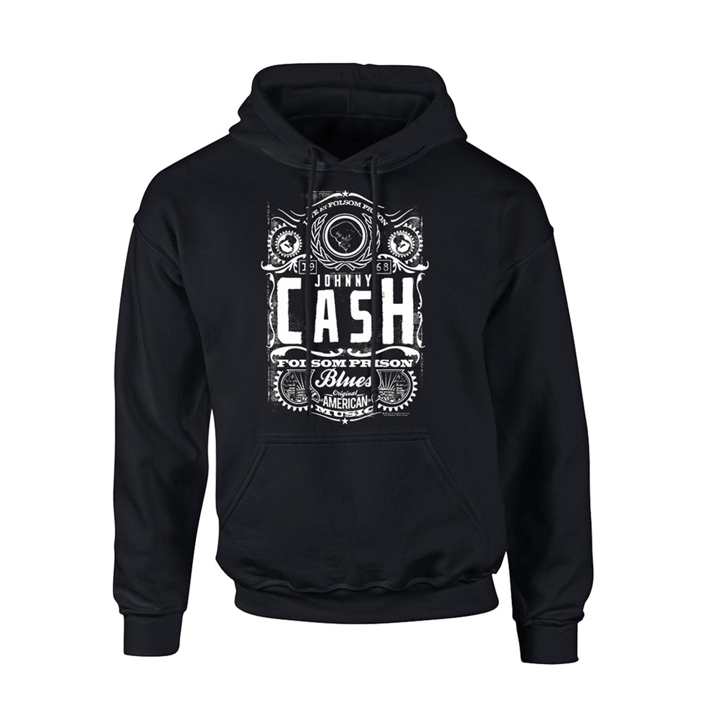 Johnny Cash Folsom Prison Hooded Sweatshirt XL