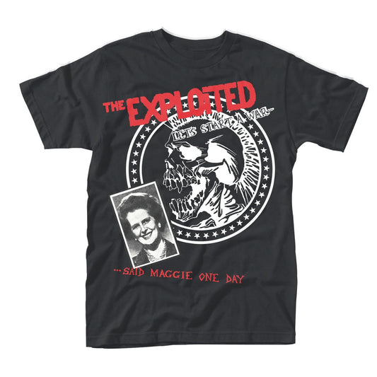 Exploited Let's Start A War... (said Maggie One Day) T-shirt