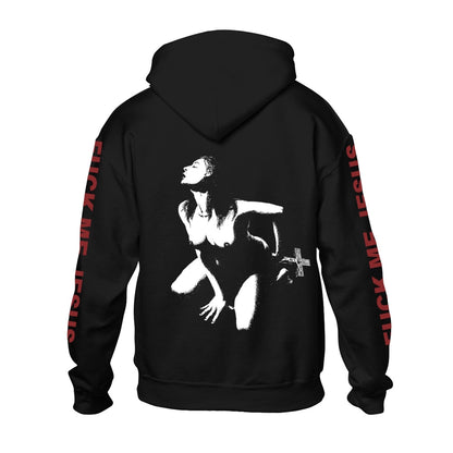 Fuck Me Jesus (black) Hooded Sweatshirt