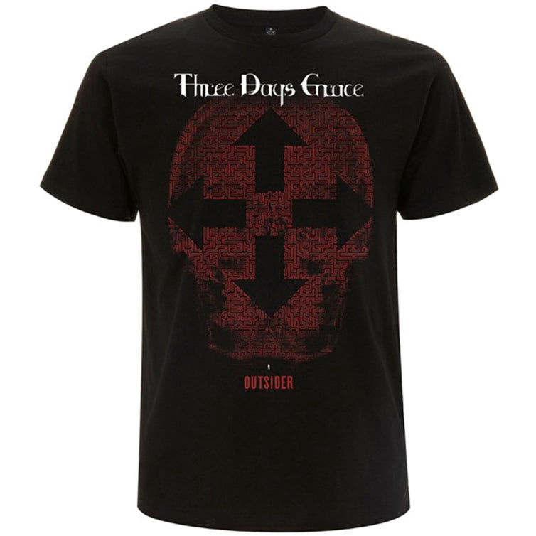 Three Days Grace Skull T-shirt