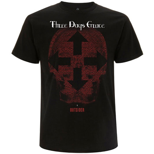 Three Days Grace Three Days Grace Skull T-shirt