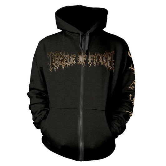 Cradle Of Filth Existence (all Existence) Zippered Hooded Sweatshirt