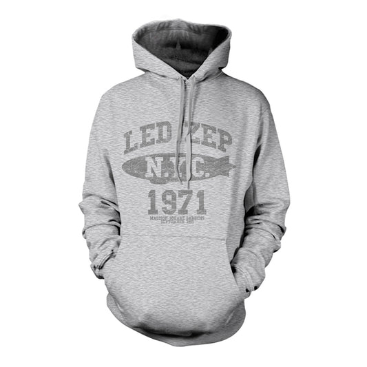 Led Zeppelin Lz College (grey) Hooded Sweatshirt