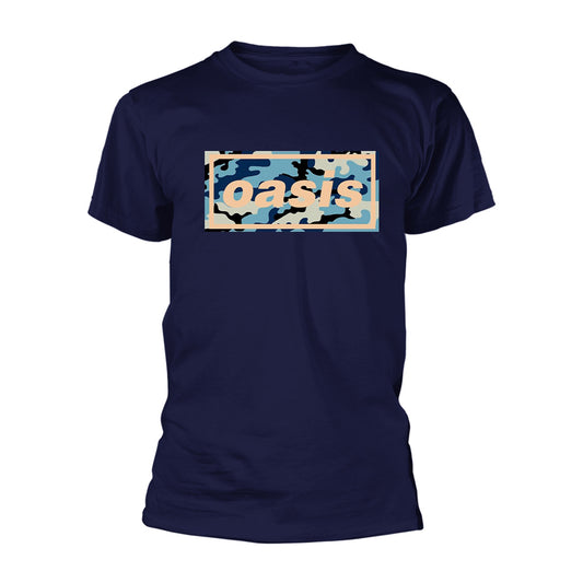 Oasis Camo Logo (navy) T-shirt