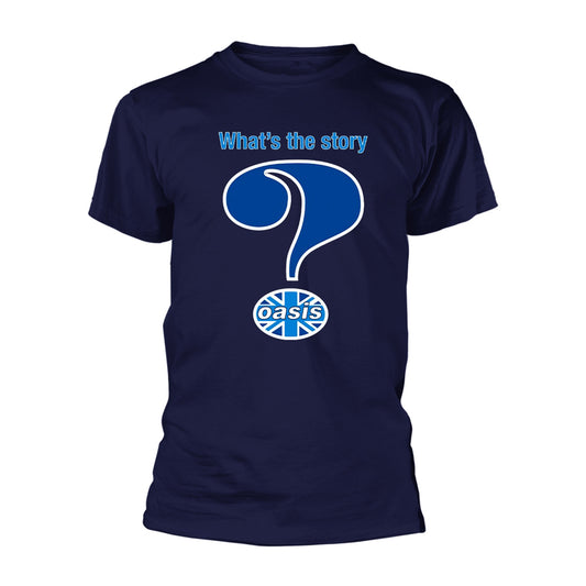 Oasis Question Mark (navy) T-shirt