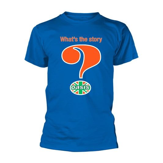 Oasis Question Mark (royal) T-shirt