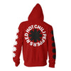 Classic B&w Asterisk (red) Hooded Sweatshirt