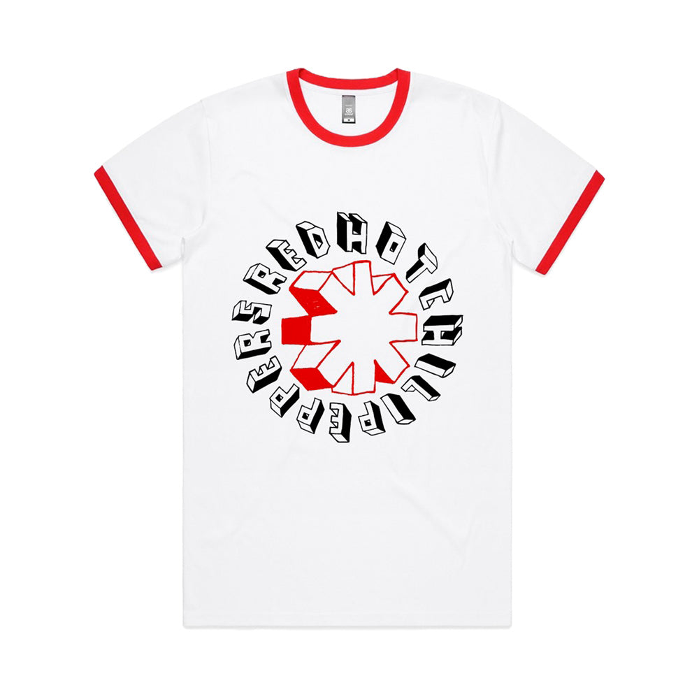 Red Hot Chili Peppers Hand Drawn (ringer) T-shirt