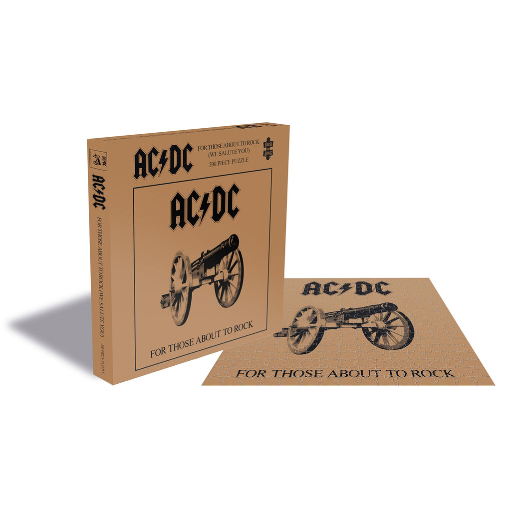 AC/DC For Those About To Rock (500 Piece Jigsaw Puzzle) Puzzle
