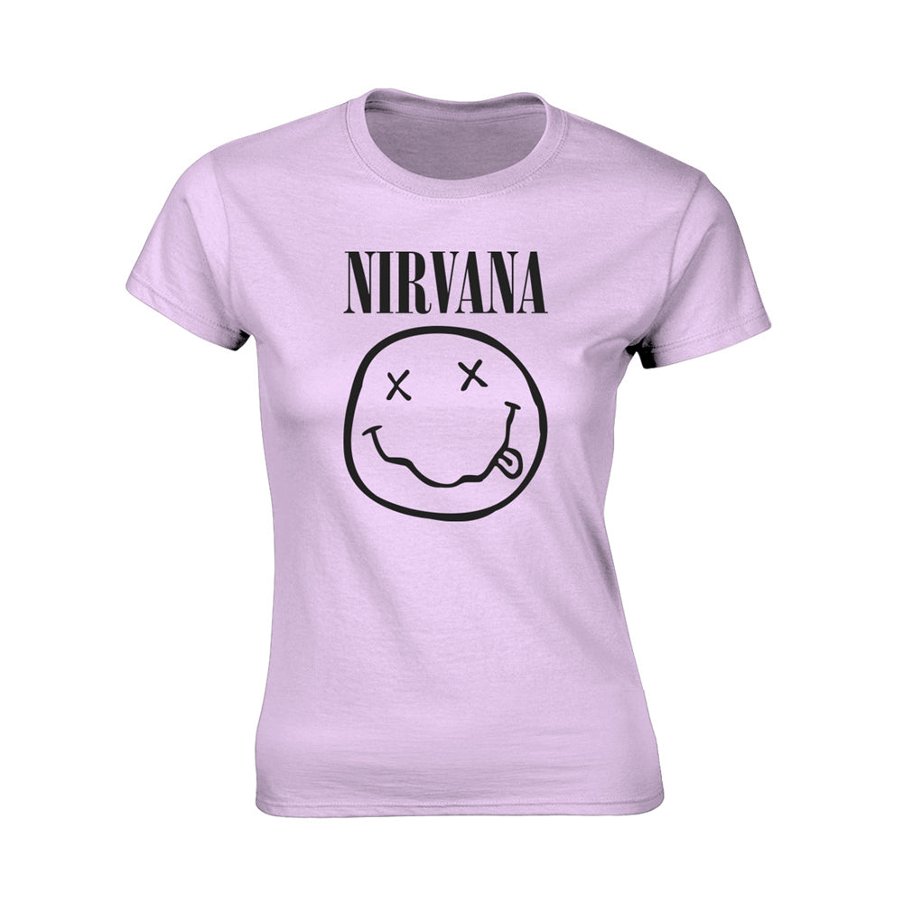 Nirvana Smiley Womens T-shirt