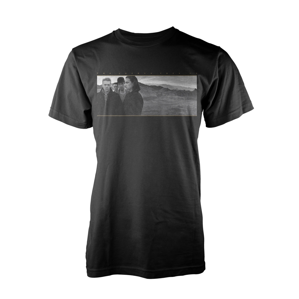 U2 Joshua Tree (organic Ts/metallic Print) T-shirt