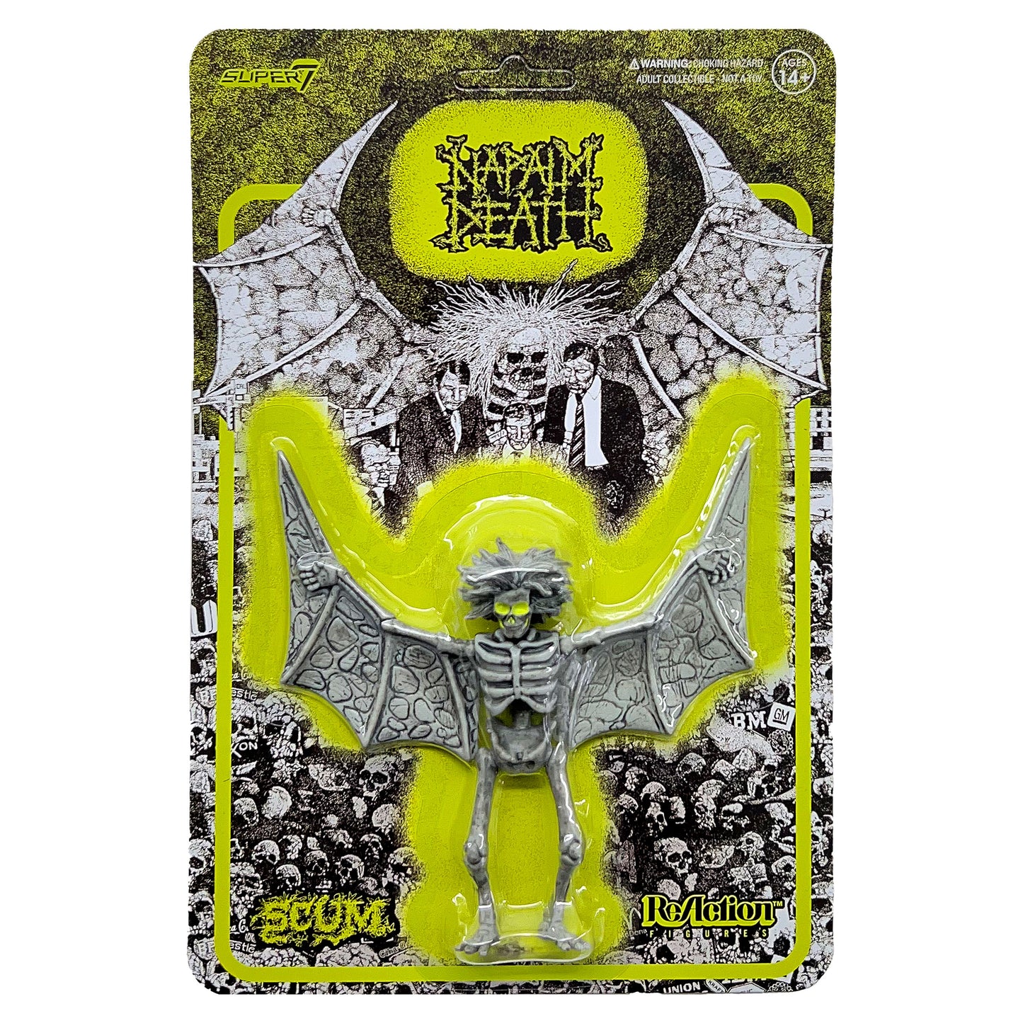 Super7 Scum Demon (Lime Green) 3.75" ReAction Figure Action Figure