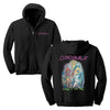 Sweep It Into Space Hoodie Zippered Hooded Sweatshirt