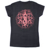 Evil Witch (Back Print) Ladies T-Shirt Junior Top