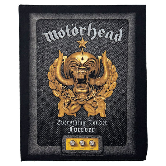 Motorhead Everything Louder Forever Back Patch