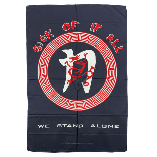 Sick Of It All We Stand Alone Poster Flag